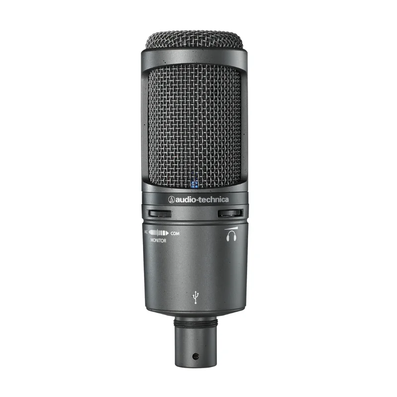 Micrófono De Estudio USB Condensador Cardioide 20 Hz – 20 000 Hz – Audio Technica – AT2020USB+