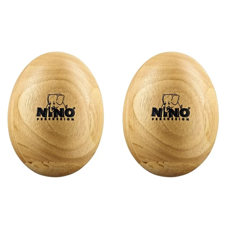 Par De Shakers En Forma De Huevito Hecho De Madera Pequeño – Nino – NINO562-2