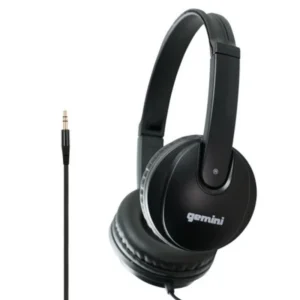 Audífono Cerrado Gemini, Black – Gemini – DJX-200-BLK