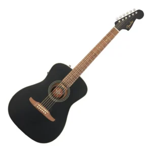 Guitarra Electroacústica Joe Strummer Campfire, Walnut Fingerboard, Matte Black – Fender – 0971722106