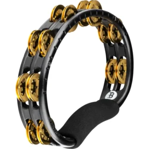 Pandereta Para Mano 2.2 Plg X 11.4 Plg X 8.3 Plg Negro-Platillos Dorados – Meinl – TMT1B-BK
