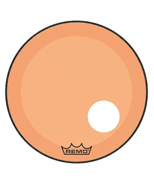 Parche Remo 22″ Colortone™ Powerstroke® P3 Anaranjado con perforación