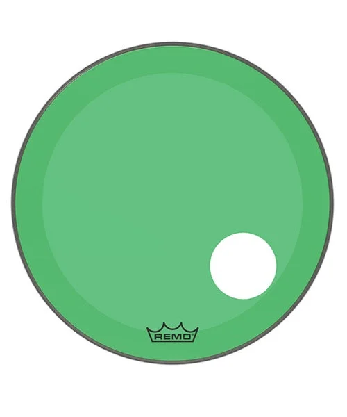 Parche Remo 22″ Colortone™ Powerstroke® P3 Verde con perforación