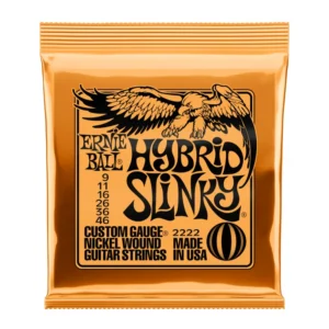 Juego De Cuerdas Para Guitarra Eléctrica Hybrid Slinky .9-.46 – Ernie Ball – P02222