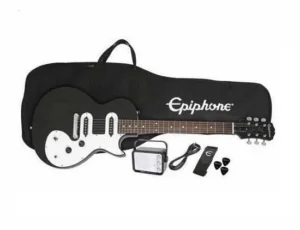 Pack-Guitarra Eléctrica Negra – Epiphone – PPEG-ENPSEBCH1