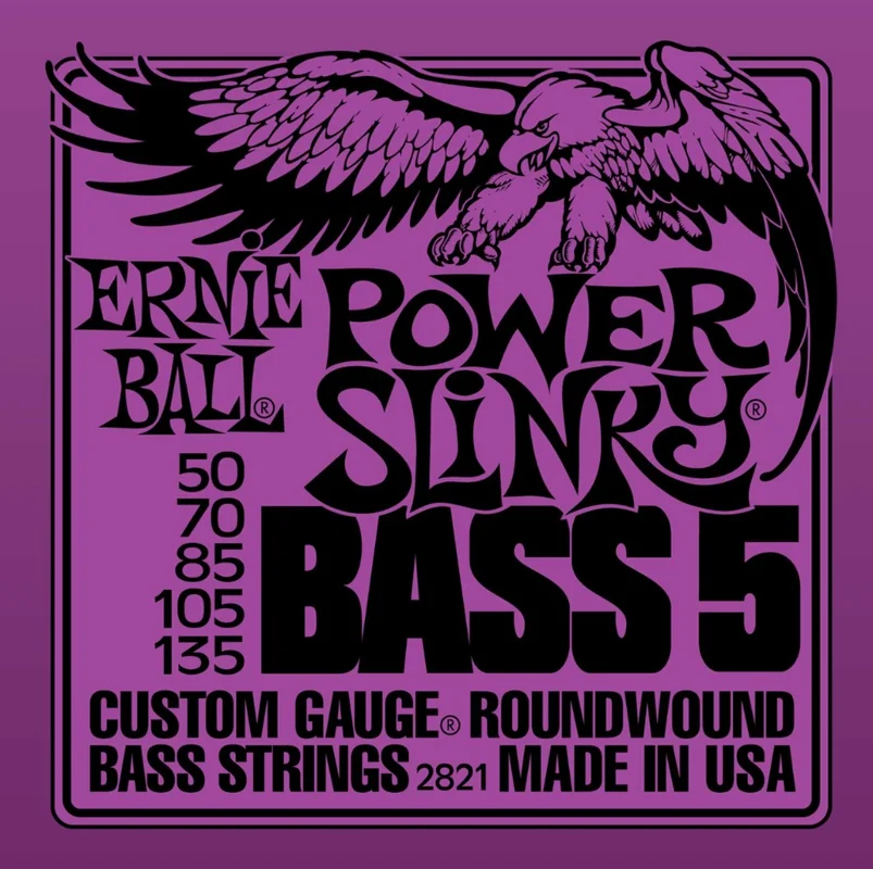 Juego De Cuerdas Para Bajo -5- 0.050-0.135 – Ernie Ball – P02821