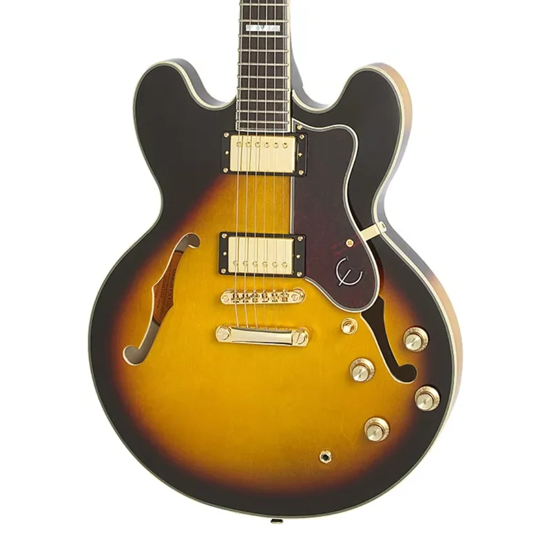 Guitarra Eléctrica Sheraton-II PRO Semi-Hollowbody Vintage Sunburst – Epiphone – ETSPVSGH1
