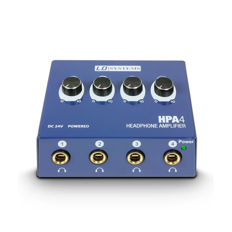 Amplificador De Auriculares Compacto Para Ensayo Azul – LD Systems – HPA4