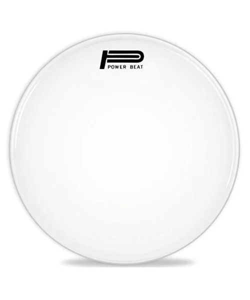 Powerbeat Parche 18″ Blanco Liso UK-0218-BA-10P
