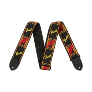 Correa Para Guitarra 2 Plg Monograma Negro-Amarillo-Rojo – Fender – 0990681500