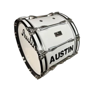 Bombo 24″X14″ Con Arnés Y Maceta – Blanco – Austin – JBMBZ2414-WH