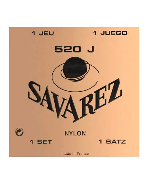 Savarez Encordadura Para Guitarra (Tensión Alta) 520J Tradicional
