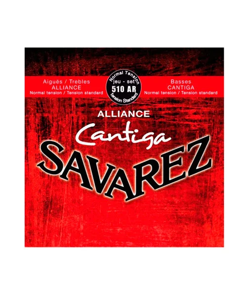 Savarez Encordadura Para Guitarra Clásica (Tensión Normal) 510AR Alliance Cantiga
