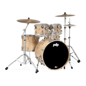 Batería Acústica 5 Pzas Serie Concept Maple Bombo 22 Plg HW, Natural Lacquer – PDP – PDCM2215NA