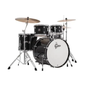 Batería Acústica 5 Pzas Serie Energy Bombo 22 Plg HW, Black – Gretsch Drum – GE4E825B