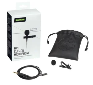 Micrófono Lavalier Para Móviles Y Tabletas Condensador Omnidireccional – Shure – MVL/A