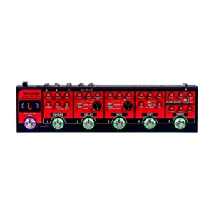 Pedal Para Guitarra 370 Mm X 96 Mm X 51 Mm Negro/Rojo – Mooer – Cpt1redtruck
