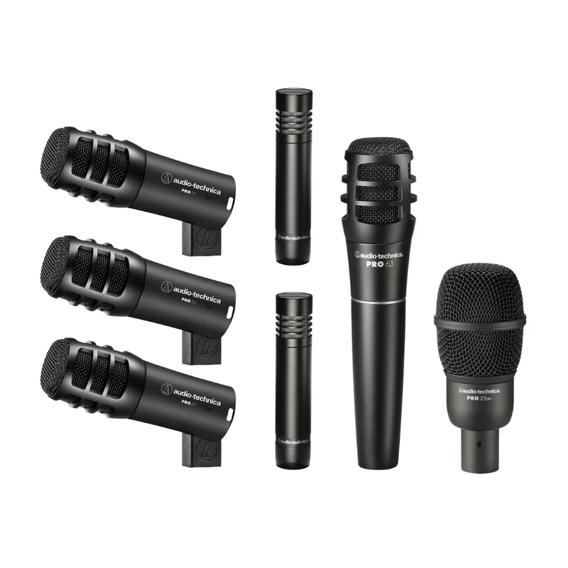 Set Micrófono De 7 Piezas, Pro Series Para Bateria – Audio Technica – PRO-DRUM7