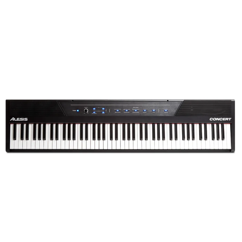 Piano Digital 88 Teclas – Negro – Incluye Accesorios Y Pedal Sustain – Alesis – CONCERTX