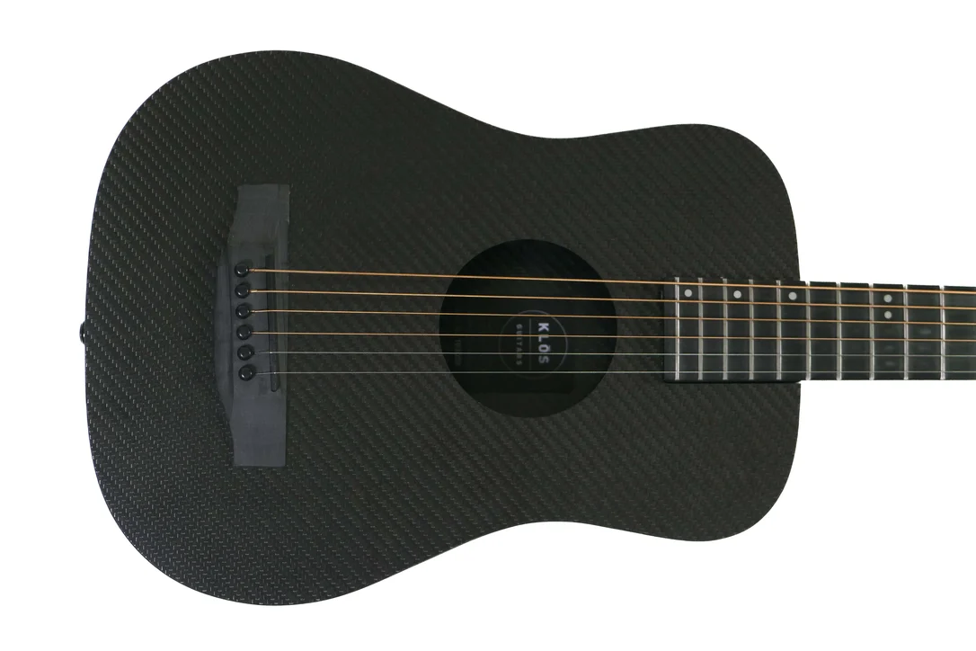 Klōs Full Carbon Acoustic Travel Guitar With HyVibe Smart Pickup