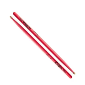 BAQUETA ZILDJIAN WOOD 5A ACORN NEON ROSADO Z5AACDGP