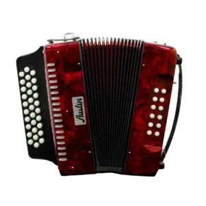 Acordeón De 31 Teclas, 12 Bajos, Rojo A-D-G – Austin – FT-3012 RD ADG
