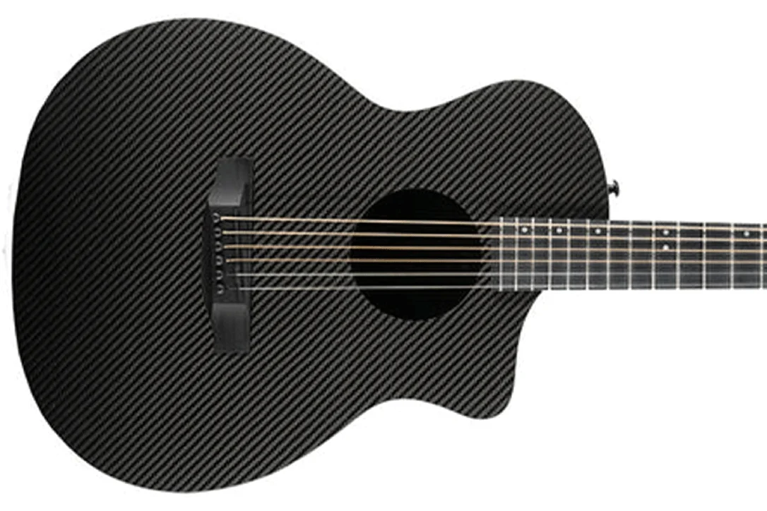 Klōs Full Carbon Grand Cutaway Mini Acoustic Guitar with Fishman Presys+ Pickup