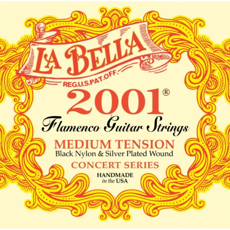 Juego De Cuerdas Para Guitarra Clásica Profesional Med – La Bella – 2001MED