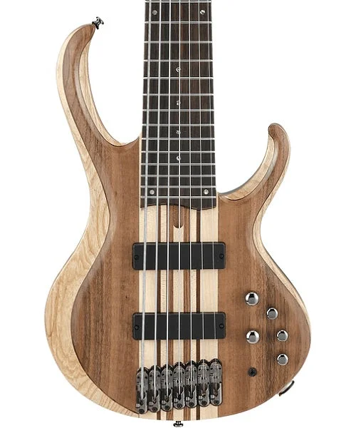 Exclusiva en Veerkamp Online Ibanez Bajo Eléctrico 7 Cuerdas Natural BTB747-NTL, Serie BTB
