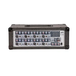 Consola Análoga Amplificada 8 Canales 8 Mic L 1 Stereo In 2 Aux Post DSP FX EQ 5 Bandas 150 Watts – Peavey – PVI8B