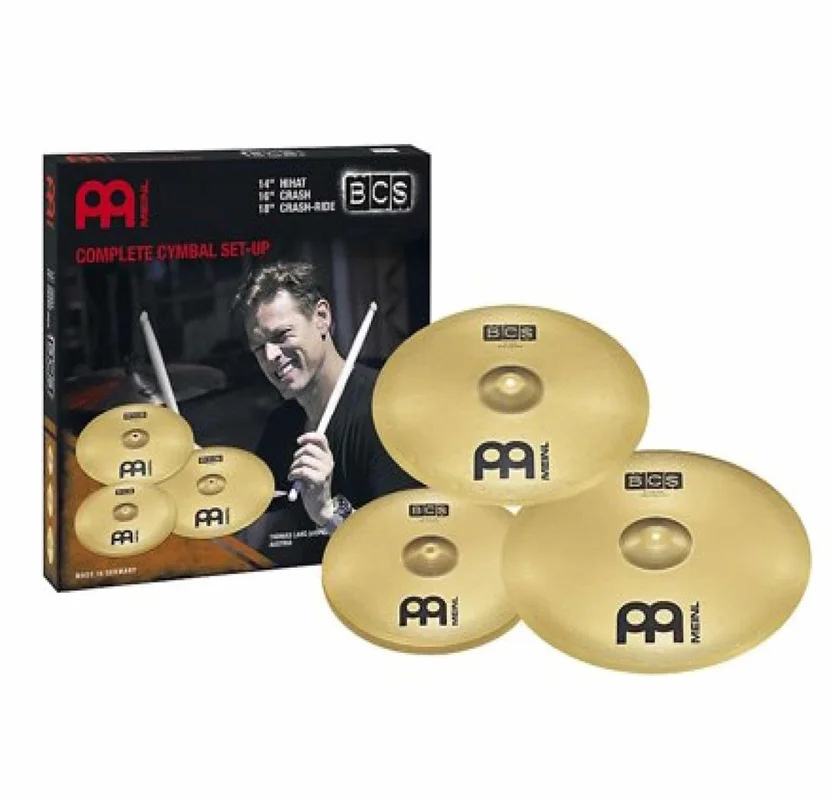 Juego De Platillos De Batería 14 Plg – 16 Plg – 18 Plg – Meinl – BCS141618