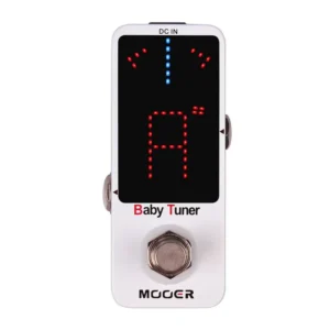 Pedal Para Guitarra Eléctricas Ybajos De Efectos 12Hz A 4.186 Khz 3.7 Plg X 1.7 Plg X 2 Plgblanco – Mooer – Mtu1babytuner