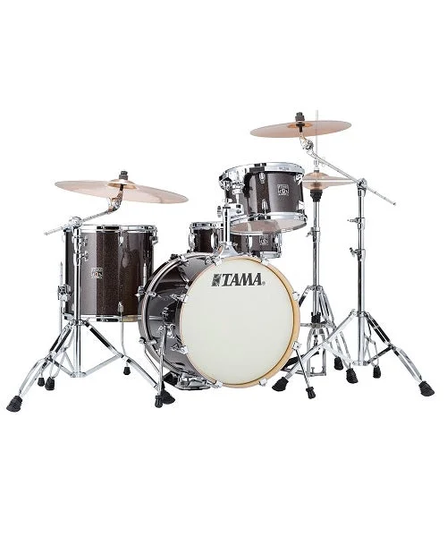 Tama Batería 4 piezas Negro Brillante con Atriles CK48S-MGD Superstar Classic Maple