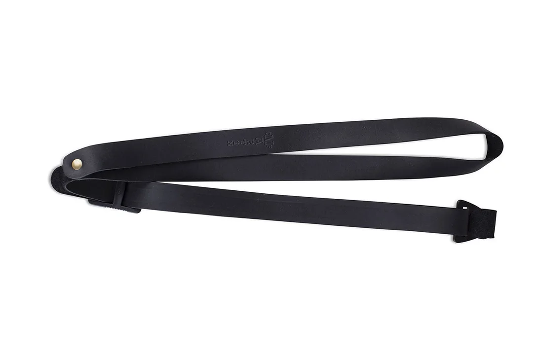 Martin Adjustable Black Leather Ukulele Strap