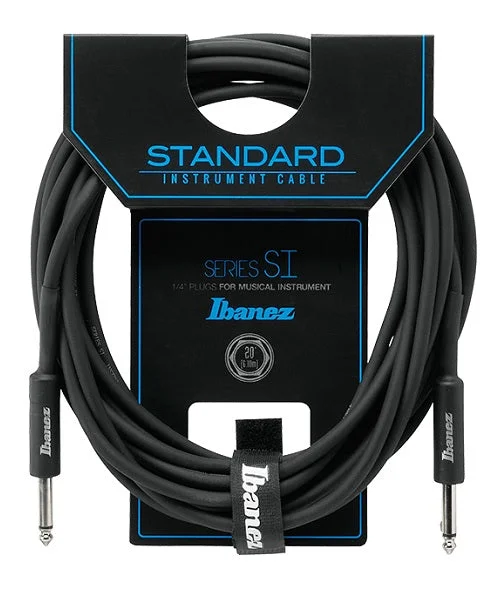 Ibanez Cable 6.10Mts Negro SI20 Recto/Recto