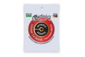Martin MA530T Acoustic Phosphor Bronze Guitar Strings – Extra Light .10-.47