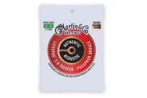 Martin MA500T 12-String Acoustic Phosphor Bronze Guitar Strings – Extra Light .10-.47