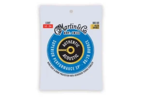 Martin MA175PK3 3-Pack Acoustic 80/20 Bronze Guitar Strings – Custom Light .011-.052