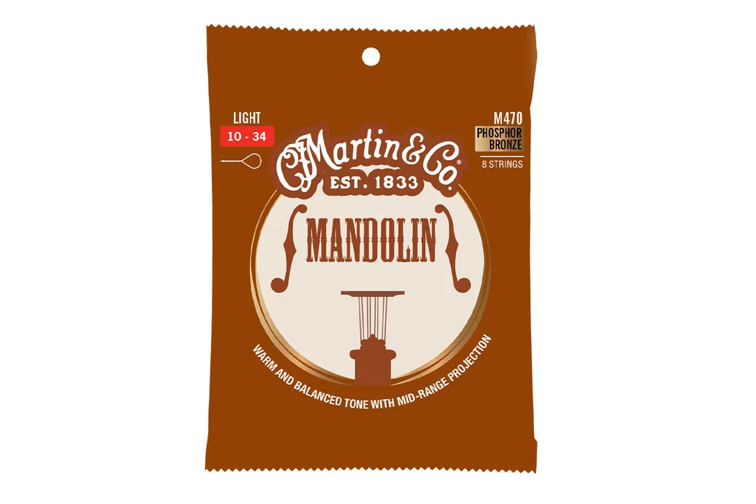 Martin M470 Phosphor Bronze Mandolin Strings – .010-.034 Light