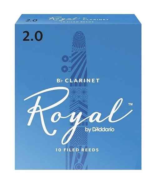 Cañas D’Addario “Royal” RCB1020(10) para Clarinete Si Bemol 2-Caja de 10 Piezas