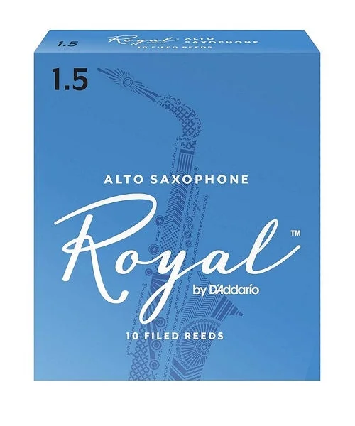 Caña D’Addario “Royal” RJB1015(10) para Saxofón Alto 1 1/2-Caja de 10 Piezas