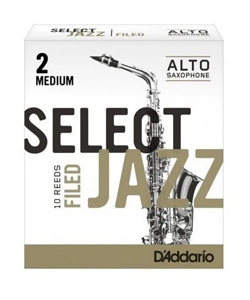 Cañas D’Addario Select Jazz 2M para Saxofón Alto – Caja de 10