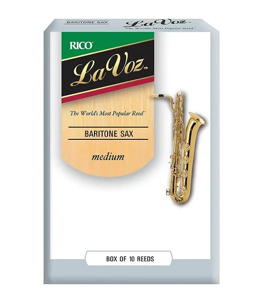 Caña D’Addario “La Voz-Medium” RLC10MD(10) para Saxofón Barítono-Caja de 10 Piezas