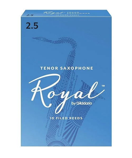 Caña D’Addario “Royal” RKB1025(10) para Saxofón Tenor 2 1/2-Caja de 10 Piezas