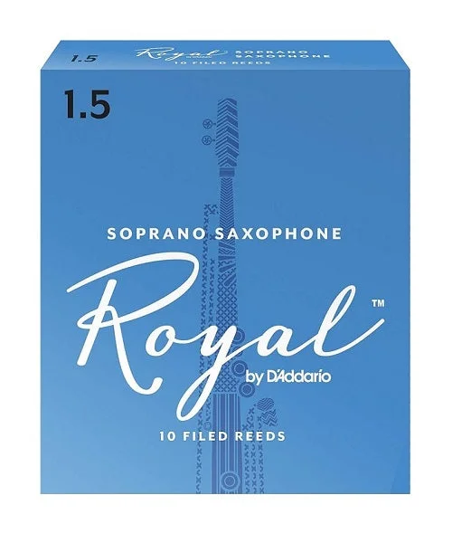 Caña D’Addario “Royal” RIB1015(10) para Saxofón Soprano 1 1/2-Caja de 10 Piezas