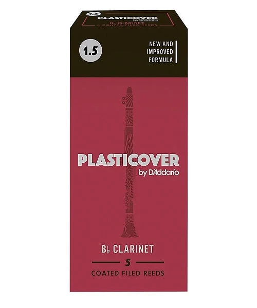 Caña D’Addario “Plasticover” RRP05BCL150(5) para Clarinete Si Bemol 1 1/2-Caja de 5 Piezas