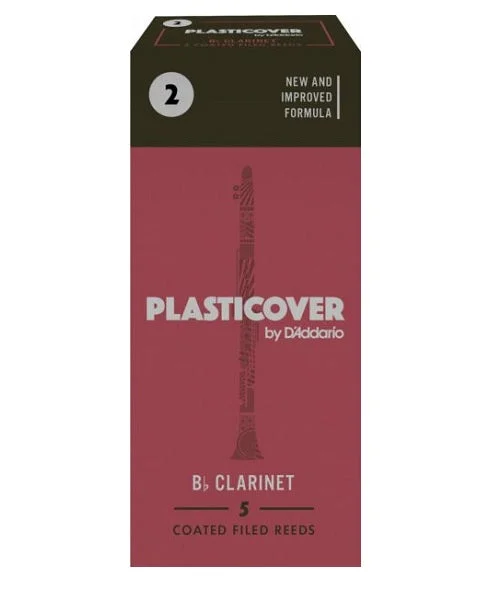Caña D’Addario “Plasticover” RRP05BCL200(5) para Clarinete Si Bemol 2-Caja de 5 Piezas