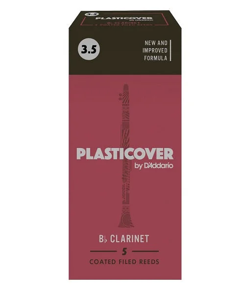 Caña D’Addario “Plasticover” RRP05BCL350(5) para Clarinete Si Bemol 3 1/2-Caja de 5 Piezas