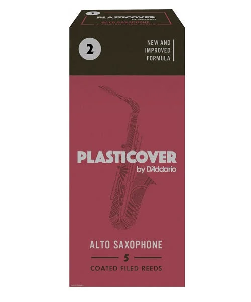 Caña D’Addario “Plasticover” RRP05ASX200(5) para Saxofón Alto 2-Caja de 5 Piezas