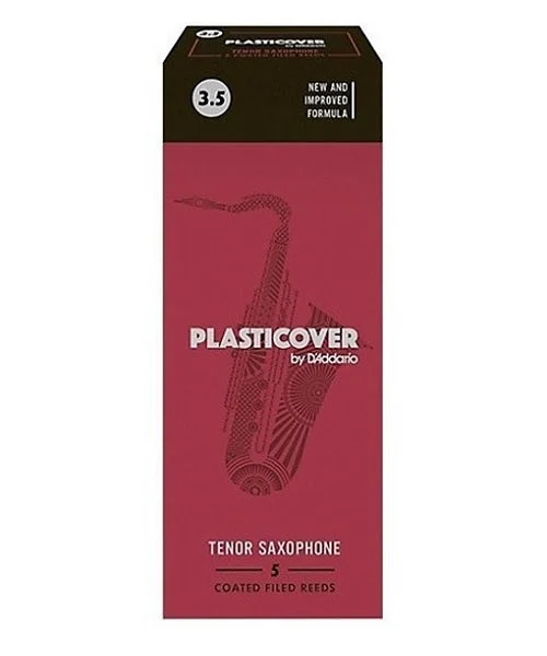 Caña D’Addario “Plasticover” RRP05TSX350(5) para Saxofón Tenor 3 1/2-Caja de 5 Piezas